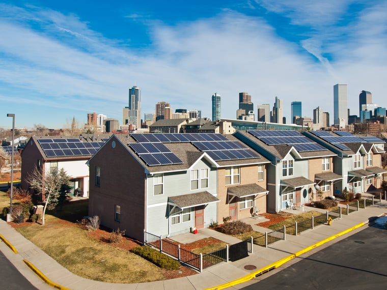 Solar panels on Denver Housing Authority-owned properties 