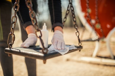 Cleaning swing