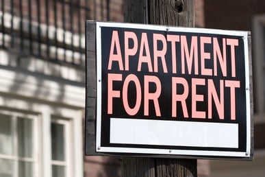 For rent sign