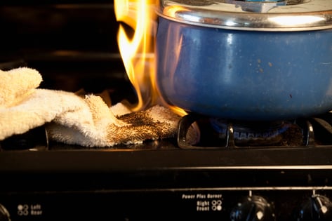 Stovetop fire